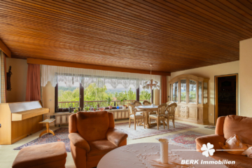 BERK Immobilien – Einfamilienhaus zum Wohlfühlen mit Panoramablick & Waldrandlage in Klingenberg/Röllfeld - Wohn- und Essraum OG (116628)