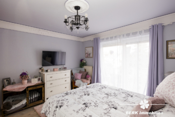 BERK Immobilien – gemütliche 3-Zimmer-Erdgeschosswohnung mit großer Terrasse, Balkon & Gartenzugang - Schlafzimmer (116666)