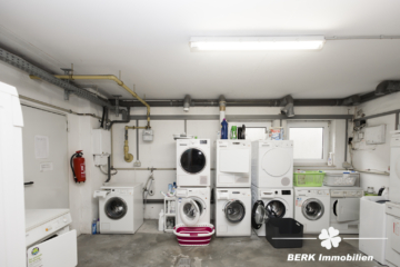 BERK Immobilien – gemütliche 3-Zimmer-Erdgeschosswohnung mit großer Terrasse, Balkon & Gartenzugang - Wäschekeller (116680)