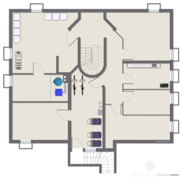 BERK Immobilien – Etagenwohnung in Karlstein mit eigenem Kellerabteil und zwei Stellplätzen - Grundriss Keller (116745)