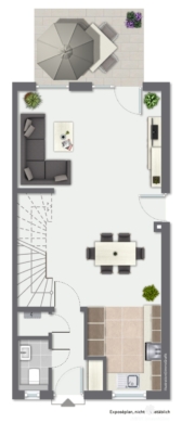 BERK Immobilien – moderne Neubau-Doppelhaushälfte in Sailauf. Ideal für Familien, mit förderfähigem KfW40-Standard - Erdgeschoss Rechts-immoGrafik-Exposeplan-36192013101-DINA4 (116620)