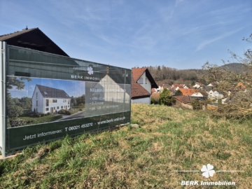 BERK Immobilien – moderne Neubau-Doppelhaushälfte in Sailauf. Ideal für Familien, mit förderfähigem KfW40-Standard - Grundstück (116616)