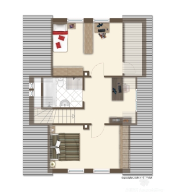 VERKAUFT – BERK Immobilien – Platz für mehr: Charmantes Haus mit zusätzlicher Bebauungsmöglichkeit - Grundriss DG (116447)