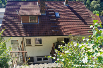 BERK Immobilien – Vermietetes Dreifamilienhaus als Kapitalanlage in Leidersbach - Aussenansicht Rückseite (116127)