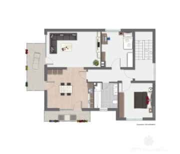 *Reserviert*BERK Immobilien – großzügiges Wohnhaus in Mömbris-Rothengrund mit zwei abgetrennten Wohneinheiten - Grundriss OG (116291)