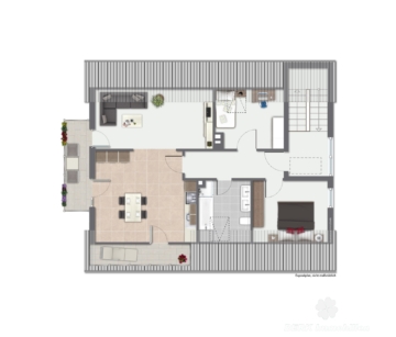 *Reserviert*BERK Immobilien – großzügiges Wohnhaus in Mömbris-Rothengrund mit zwei abgetrennten Wohneinheiten - Grundriss DG (116292)