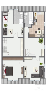 BERK Immobilien – Wohn- und Geschäftshaus in zentraler Lage von Miltenberg - Grundriss DG (115752)