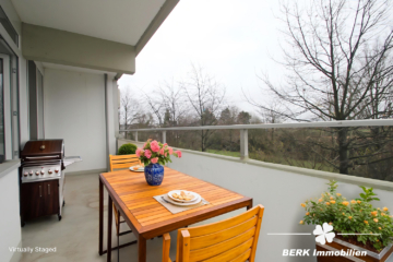 BERK Immobilien – renovierte 1,5-Zimmerwohnung als ideale Kapitalanlage in Hattersheim - KI-generiertes Beispielfoto Balkon (115655)