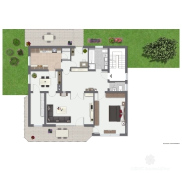 BERK Immobilien – Gestaltungsfreiheit – teilvermietetes Wohnhaus für Eigennutzer oder Anleger in Stadtprozelten - Grundriss 1. Obergeschoss (115001)