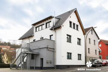 BERK Immobilien – modern saniertes ZFH in zentraler Lage von Haibach mit traumhafter Maisonette-Wohnung - Straßenansicht (116794)