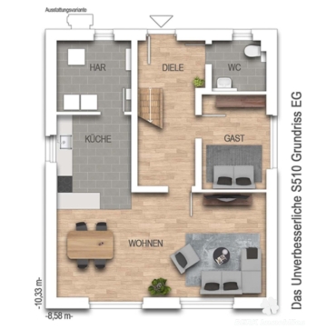 BERK Immobilien – Moderner schlüsselfertiger Wohntraum: Exklusives freistehendes Einfamilienhaus - EG (116345)