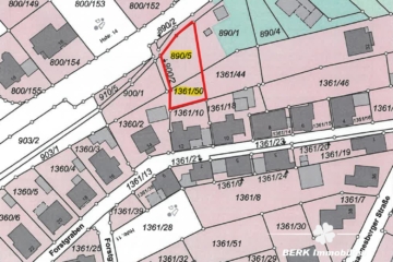 BERK Immobilien – Baugrundstück in ruhiger Wohnlage von Mömbris - Katasterauszug (115402)