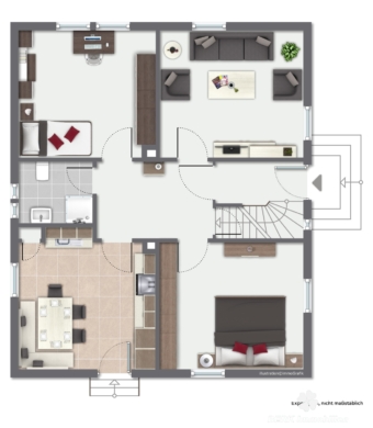BERK Immobilien – Charmantes Einfamilienhaus mit Garten und viel Potenzial in zentraler Lage - EG immoGrafik-Exposeplan-36192012702-DINA4 (116549)
