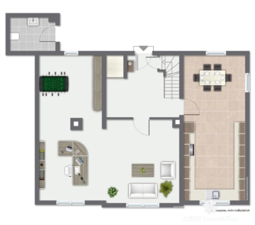 BERK Immobilien – Repräsentatives Mehrfamilienhaus mit prägnantem Innenhof - EG immoGrafik, nicht maßstäblich (115840)