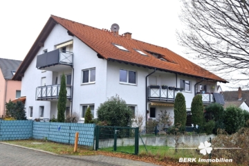 BERK Immobilien – Gepflegte 3-Zimmer-Wohnung in Obernau/Aschaffenburg - Außenansicht (115970)