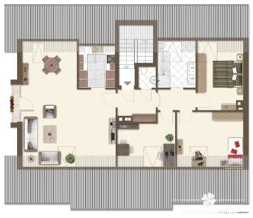 BERK Immobilien – gepflegte und gut geschnittene 4-Zimmer-ETW in bester Lage von Kleinostheim - Grundrisse visualisiert (116781)