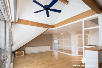 BERK Immobilien – Traumhafte 5-Zimmer Maisonette Wohnung in bevorzugter Lage von Schaafheim/ Radheim - Wohnbereich (116843)