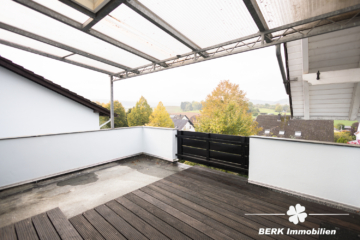 BERK Immobilien – Traumhafte 5-Zimmer Maisonette Wohnung in bevorzugter Lage von Schaafheim/ Radheim - Dachterrasse (116859)