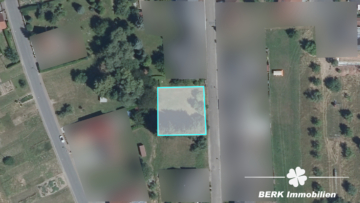 BERK Immobilien – attraktives Baugrundstück mit leichter Hanglage - Luftbild Quelle Geoportal-BW (115303)