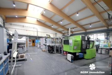 BERK Immobilien – Günstige Gelegenheit! Produktions- Lager- und Büroflächen auf insgesamt ca. 2225m² - Halle X Bj xxxx (114995)
